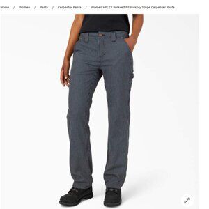 NWT Dickies Striped Carpenter Pants SIze 12/32